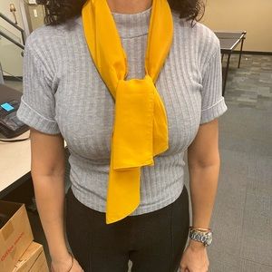 Beautiful yellow scarf